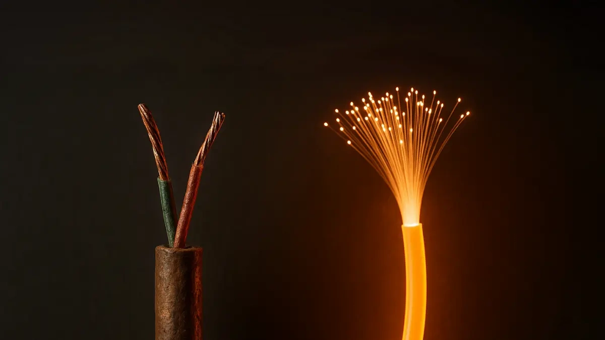 Glasfaser vs. DSL – stabilere Verbindung und höhere Geschwindigkeit.